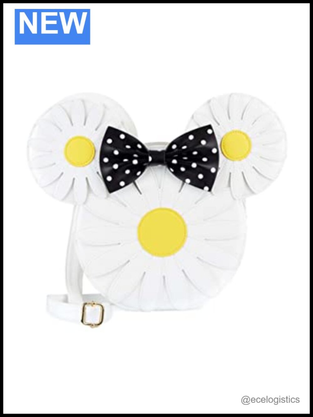Loungefly Disney Minnie Mouse Daisy Large Crossbody Bag Vegan Leather